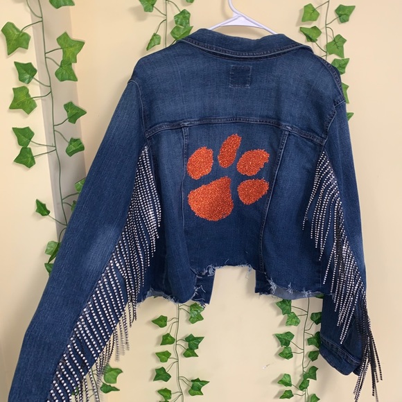 Clemson University Denim Jacket - Picture 2 of 7